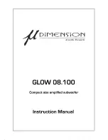 Preview for 1 page of M Dimention GLOW 08.100 Instruction Manual