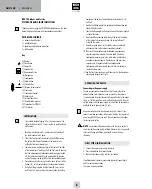 Предварительный просмотр 6 страницы M-E ADV 112 WW Operating Instructions Manual