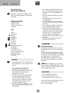 Предварительный просмотр 12 страницы M-E ADV 112 WW Operating Instructions Manual