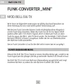 Preview for 4 page of M-E Bell-556 TX Operating & Assembly Instructions