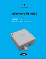 M-E ODYON pro WE10/230 Instruction Manual preview