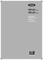 Предварительный просмотр 1 страницы M-E VDV-610 COMPACT Operating Instructions Manual