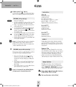 Предварительный просмотр 8 страницы M-E VISTUS VD-6310 Operating Instructions Manual