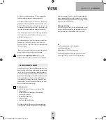 Предварительный просмотр 9 страницы M-E VISTUS VD-6310 Operating Instructions Manual