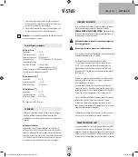 Предварительный просмотр 27 страницы M-E VISTUS-VD Operating Instructions Manual