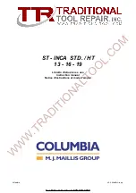 M.J. MALLIS GROUP INCA STD 13-16-19 Operating And Maintenance Manual предпросмотр