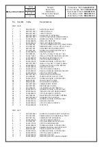 Preview for 204 page of M.J. MALLIS GROUP Paklet Manual And Spare Parts List