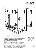 Предварительный просмотр 1 страницы M.J. MALLIS GROUP SIAT SM 11-SP Instruction Manual And Spare Parts List