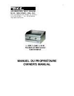 M.K.E. INDUSTRIES L-20M Owner'S Manual preview