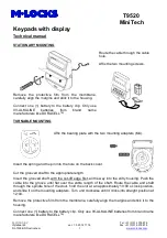 M-LOCKS MiniTech T9520 Technical Manual preview