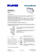 M-LOCKS RotoBolt User Manual And Mounting Instructions preview