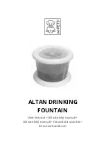 M-PETS ALTAN DRINKING FOUNTAIN User Manual preview