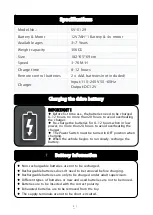 Предварительный просмотр 2 страницы M-Power SV-0129 Assembly And Owner'S Manual