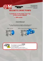 Preview for 1 page of M Pumps SCE Series User Manual