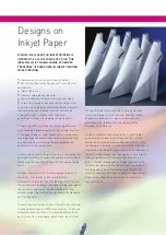 Preview for 11 page of M-real International inkjet printing Brochure