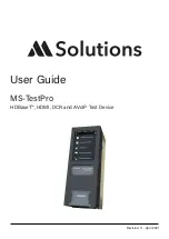 Preview for 1 page of M Solutions MS-TestPro User Manual