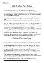 Preview for 12 page of M Solutions MS-TestPro User Manual