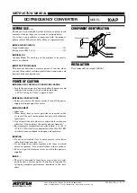 Preview for 1 page of M-system 10AP Instruction Manual