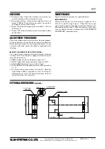 Preview for 2 page of M-system 10DY Instruction Manual