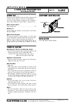 M-system 10JRE Instruction Manual preview