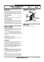 M-system 10JV Instruction Manual предпросмотр