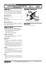 Preview for 1 page of M-system 10SP Instruction Manual