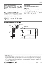 Предварительный просмотр 2 страницы M-system 10VF2 Instruction Manual