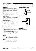 Preview for 1 page of M-system 17TG Instruction Manual