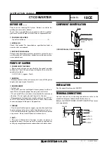 Предварительный просмотр 1 страницы M-system 18CE Instruction Manual