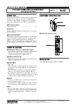 Предварительный просмотр 1 страницы M-system 18JM Instruction Manual