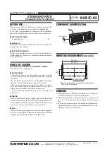 Preview for 1 page of M-system 18KBXC-K5 Instruction Manual