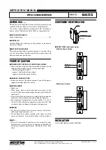 M-system 18KRS Instruction Manual preview