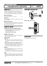 Предварительный просмотр 1 страницы M-system 18KTS Instruction Manual