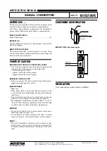 Preview for 1 page of M-system 18VS Instruction Manual