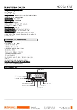 Предварительный просмотр 3 страницы M-system 47LT Manual