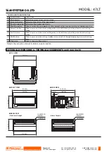 Предварительный просмотр 4 страницы M-system 47LT Manual