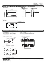 Preview for 3 page of M-system 47NL Series Manual