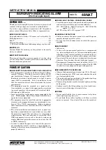 Preview for 1 page of M-system 48NAT Instruction Manual