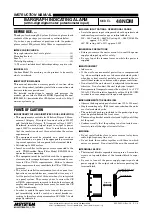 Preview for 1 page of M-system 48NDM Instruction Manual