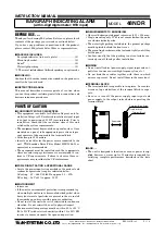 M-system 48NDR Instruction Manual preview