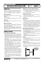 Preview for 1 page of M-system 48NDT Instruction Manual