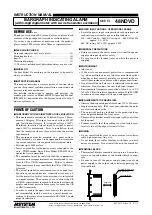 Preview for 1 page of M-system 48NDVD Instruction Manual