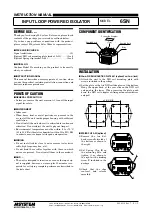 M-system 6SN Instruction Manual предпросмотр