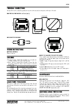 Предварительный просмотр 2 страницы M-system 6SN Instruction Manual