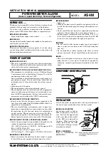 Предварительный просмотр 1 страницы M-system AS4M Instruction Manual