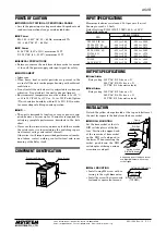 Предварительный просмотр 2 страницы M-system AS4R Instruction Manual