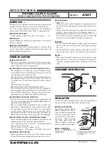 Preview for 1 page of M-system AS4T Instruction Manual