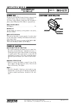 M-system B6U-LCD Instruction Manual preview