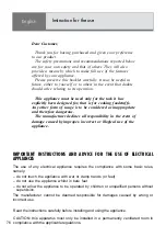 Preview for 76 page of M-system BPRF 960 Instruction For The Use - Installation Advice