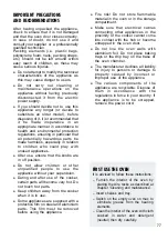 Preview for 77 page of M-system BPRF 960 Instruction For The Use - Installation Advice